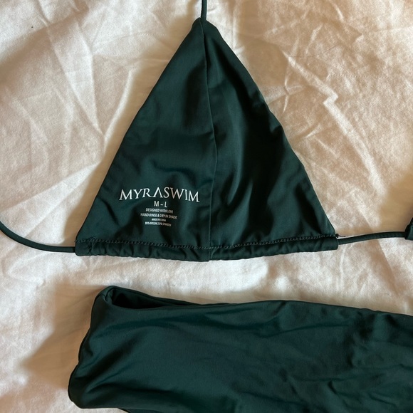 *sold* Myra Swim bikini set in Palm medium small - Picture 3 of 5
